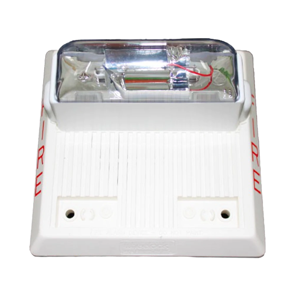 Wheelock MTWP-2475W-FW Multitone Weatherproof Horn Strobe (White)