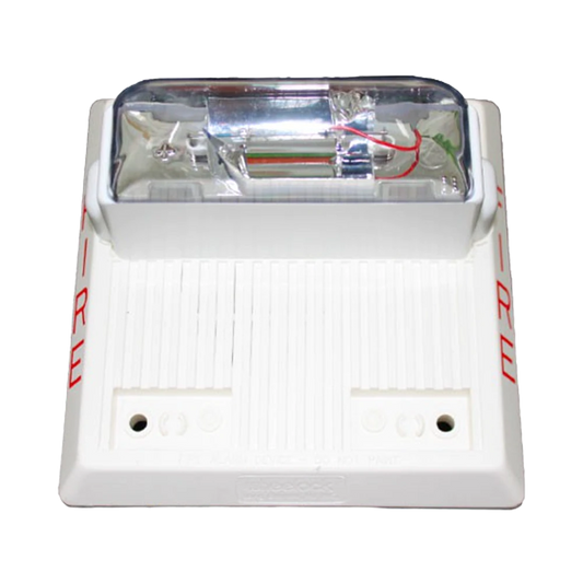 Wheelock MTWP-2475W-FW Multitone Weatherproof Horn Strobe (White)