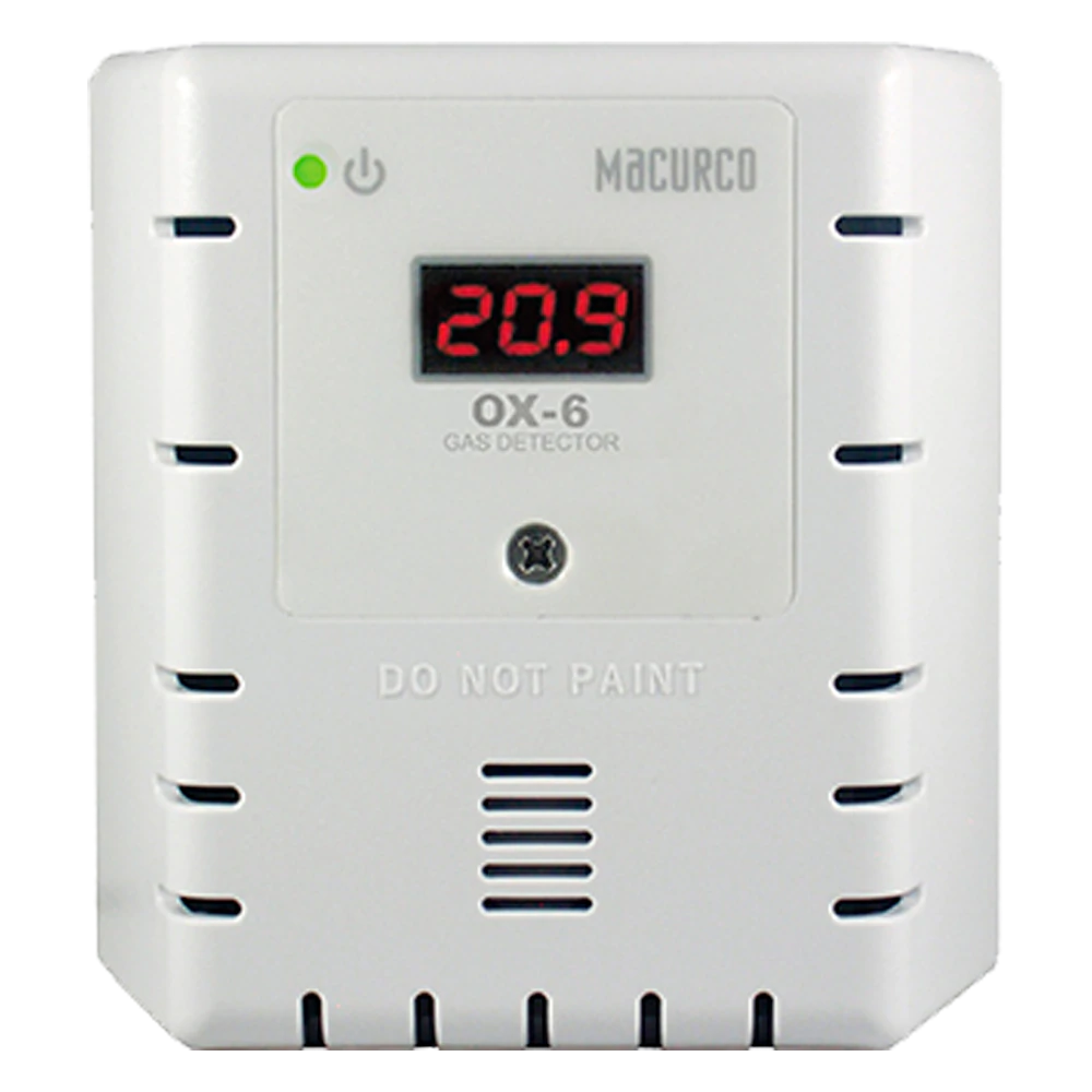Macurco OX-6 White Housing O2 Fixed Gas Detector & Controller