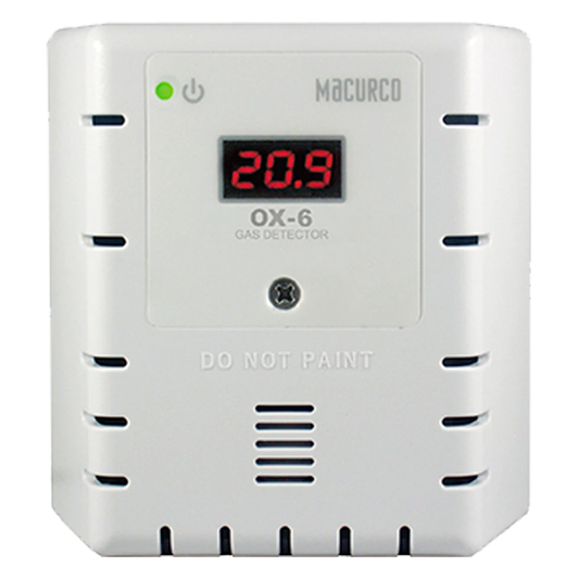 Macurco OX-6 White Housing O2 Fixed Gas Detector & Controller