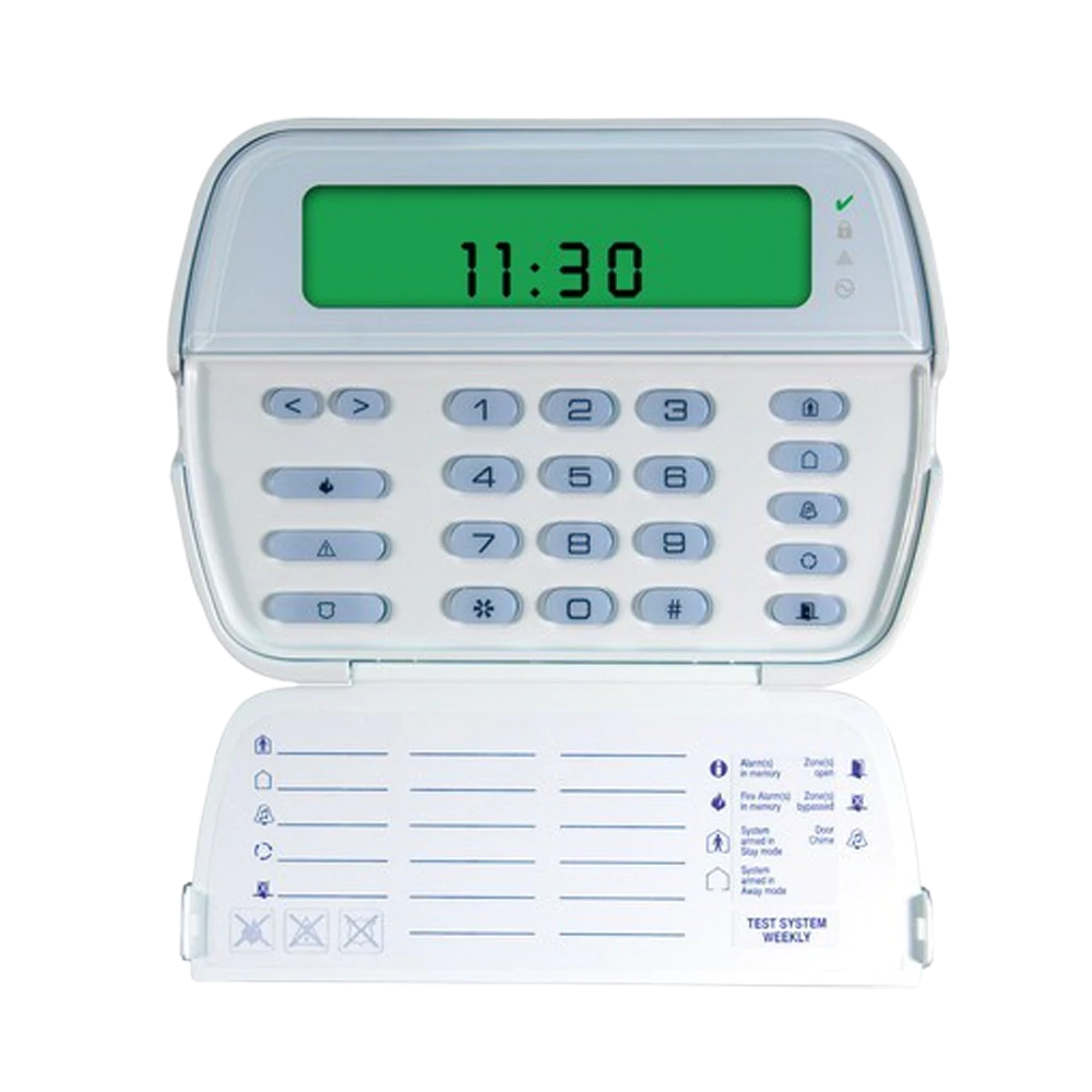 DSC PK5501ENG PowerSeries 64-Zone Picture Icon LCD Keypad Access Device with English Function Keys