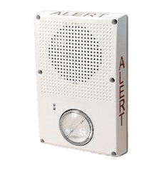Edwards WG4WA-SVMHC Speaker-Strobe, White, “ALERT”, Clear Lens