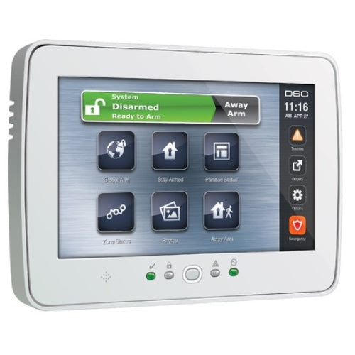 DSC PTK5507S TouchScreen Security Interface