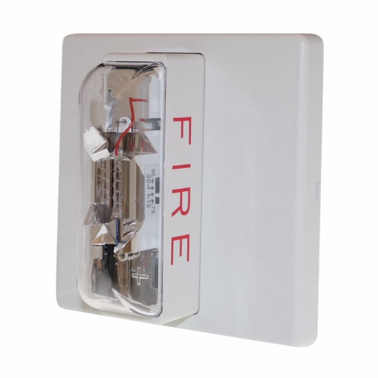 Wheelock RSS-24MCCH-FW Strobe, Xenon, Ceiling, White, Fire, Clear Lens, 115/177cd, Indoor