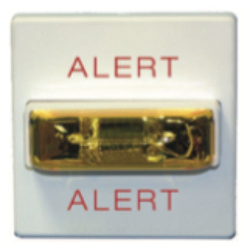 Wheelock RSSPA-24MCW-ALW Strobe 24 Volt Wording Alert Amber Lens White Body