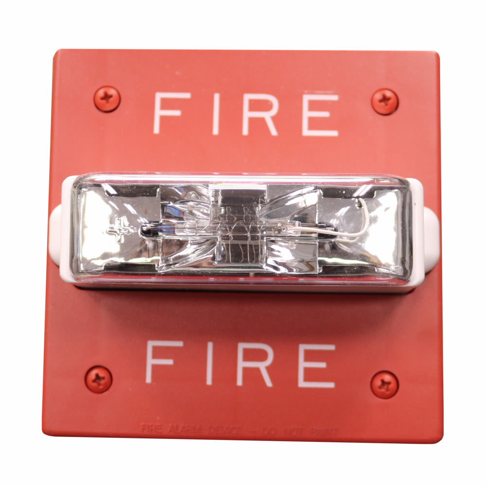 Wheelock RSSWP-2475W-FR Xenon Strobe, Red, “FIRE”