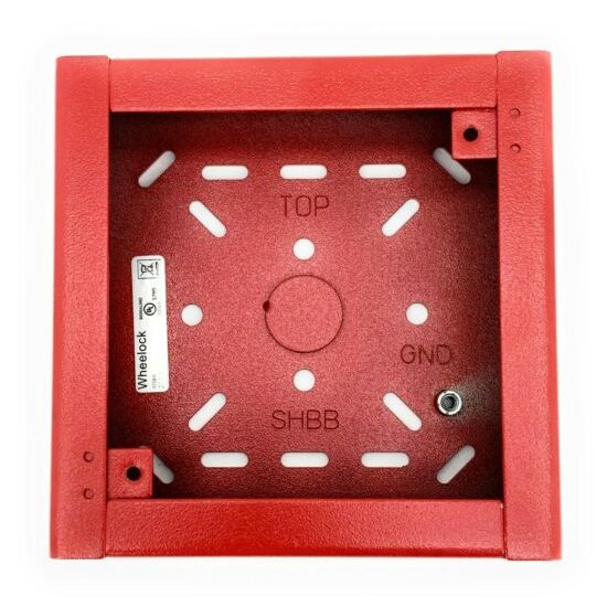 Wheelock SHBB-R Backbox Red