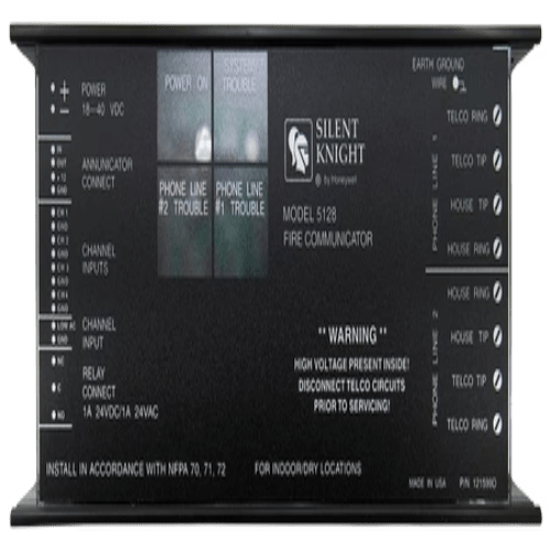 Silent Knight 5128 4-Channel Fire Alarm Communicator