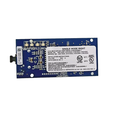 SIMPLEX 4007-6302 Card Right Port Single-Mode 4120 Dplex Fiber Media