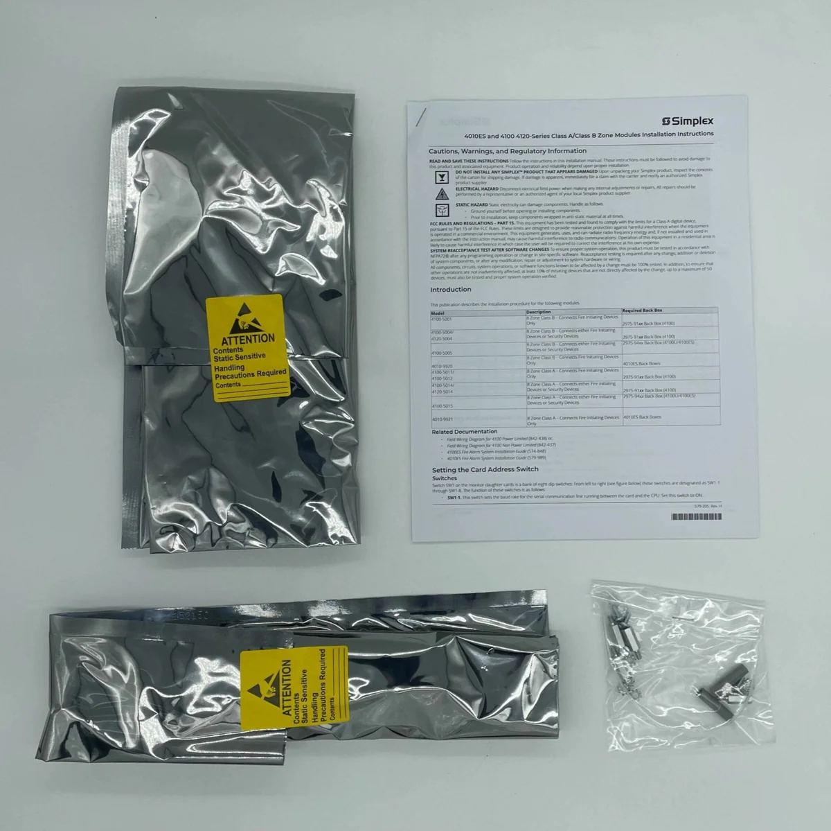 SIMPLEX 4100-5005 Zone Module Class B, 75 mA, 195 mA