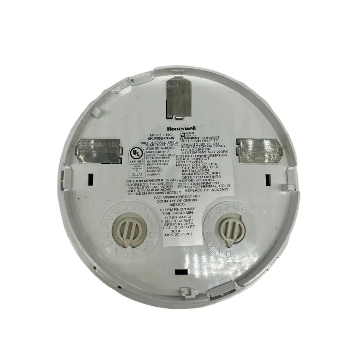 Silent Knight SK-FIRE-CO-W Smoke and Carbon Monoxide Detector