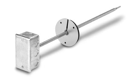 QAM2030.045 | DUCT POINT TEMPERATURE SENSOR, 10K OHM NTC TYPE 2, 18-INCH | SIEMENS