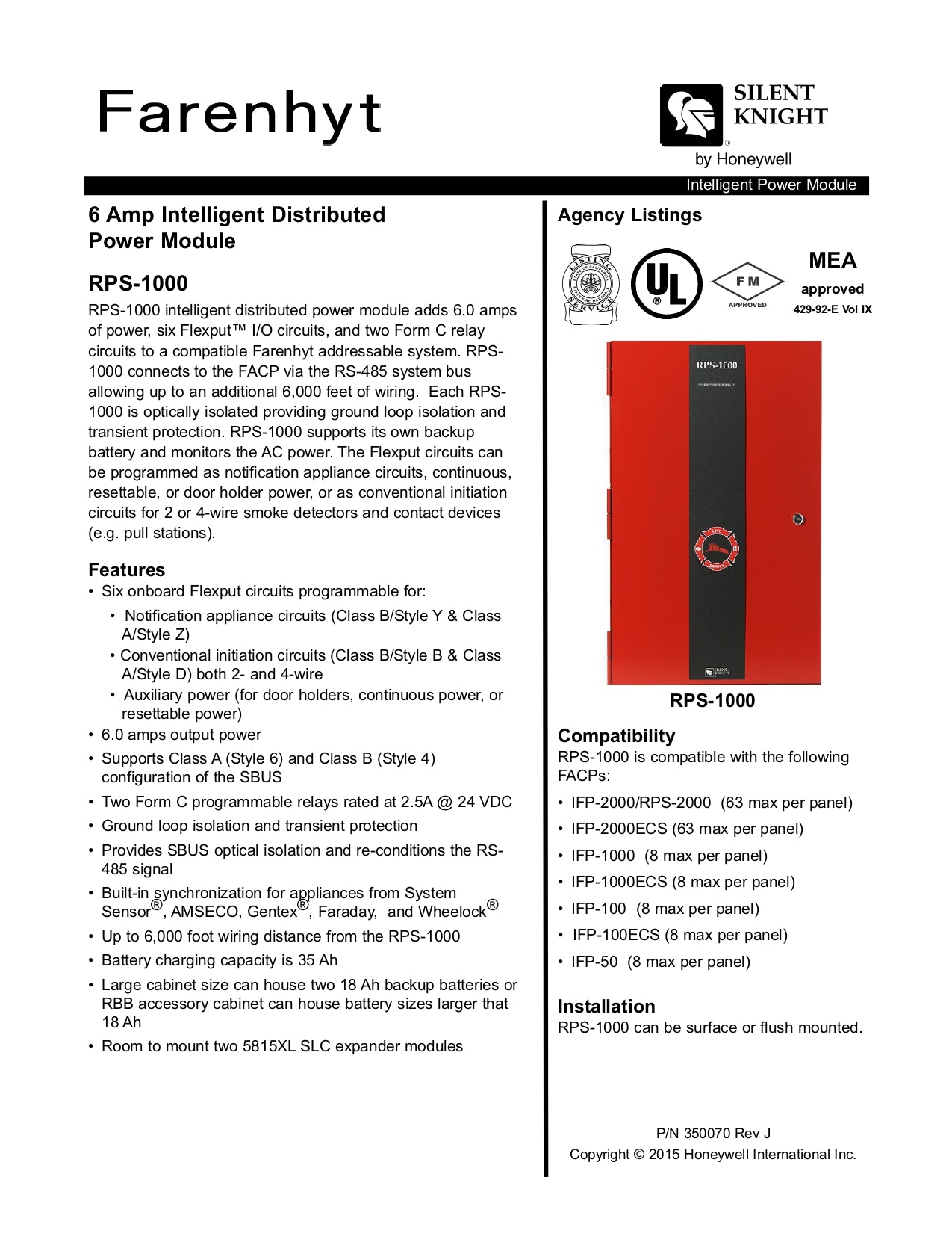Silent Knight RPS-1000