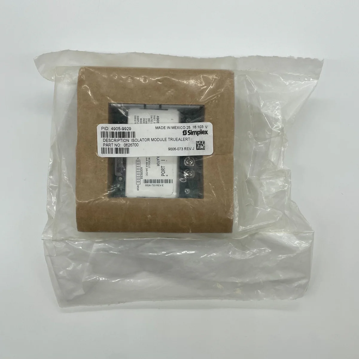 Simplex 4905-9929 Isolator Module Truealert