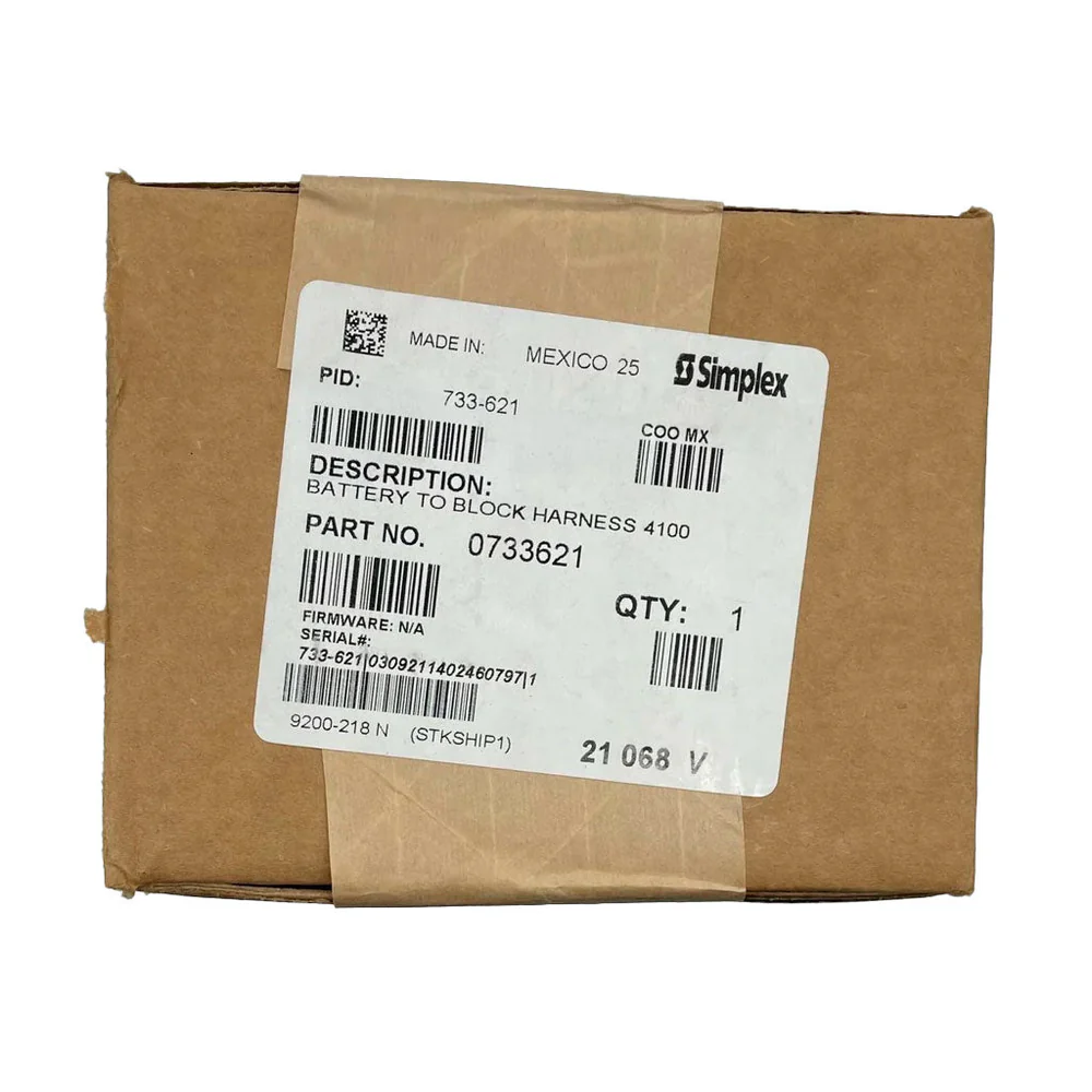 Simplex 733-621 Battery To Block Harness 4100