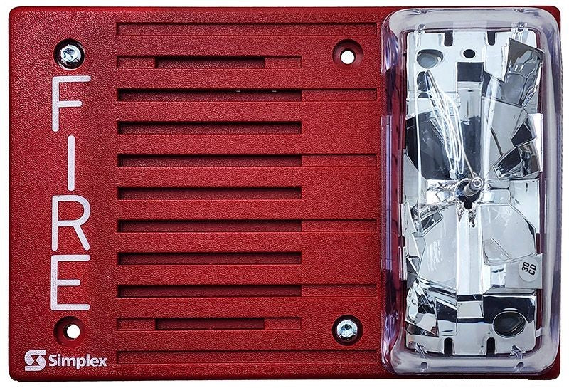 Simplex 4903-9253 Red Strobe, Wall Mount, 30 CD