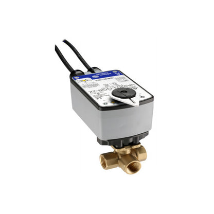 Johnson VG1845AD+923GGA 1/2" 3-Way Ball Valve 1.2CV 0-10V Control & Feedback