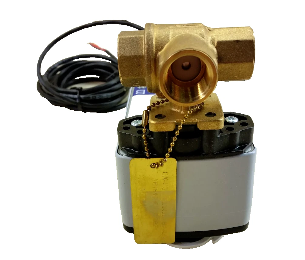 Johnson VG1845AD+923GGA 1/2" 3-Way Ball Valve 1.2CV 0-10V Control & Feedback