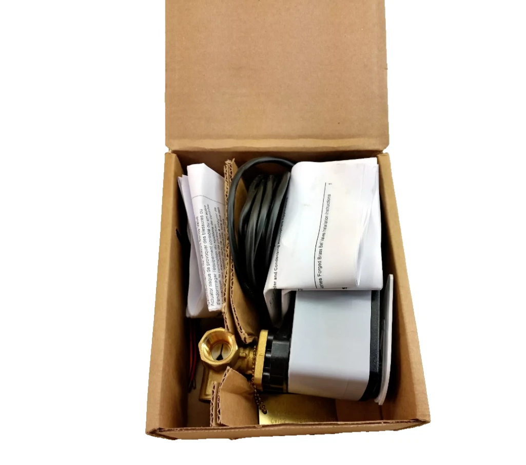 Johnson VG1845AD+923GGA 1/2" 3-Way Ball Valve 1.2CV 0-10V Control & Feedback