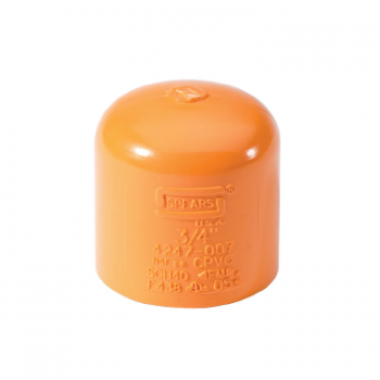 Vesda VP-EC End Cap, 3/4 CPVC - Pack with 25 Units