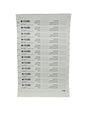 Vesda VSP-950 Test Point Pipe Labels