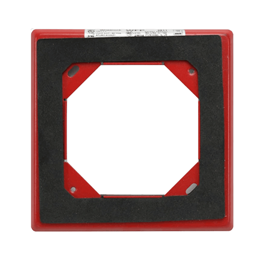 Wheelock WFP-R Flush Mount Plate, Red