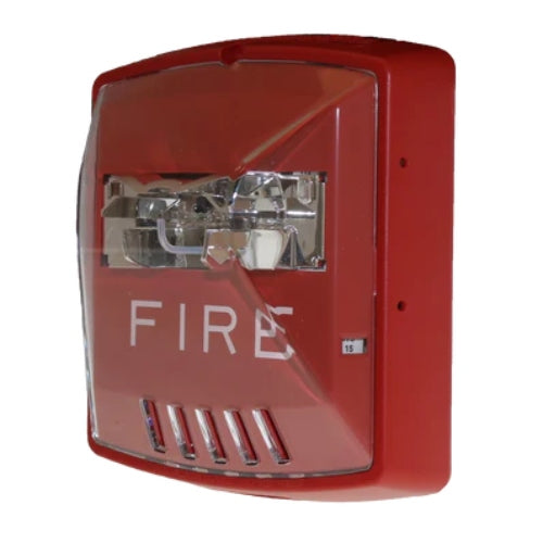 Wheelock HSR Exceder Horn-Strobe, Red, Wall-Mount, “FIRE”