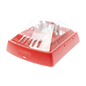Wheelock STR Strobe, Red, Wall-Mount