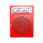 Wheelock E50-24MCW-FR Speaker Strobe, Square, Wall, 24VDC, 15/30/75/110CD, Red