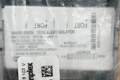 Simplex 4905-9929 Isolator Module Truealert