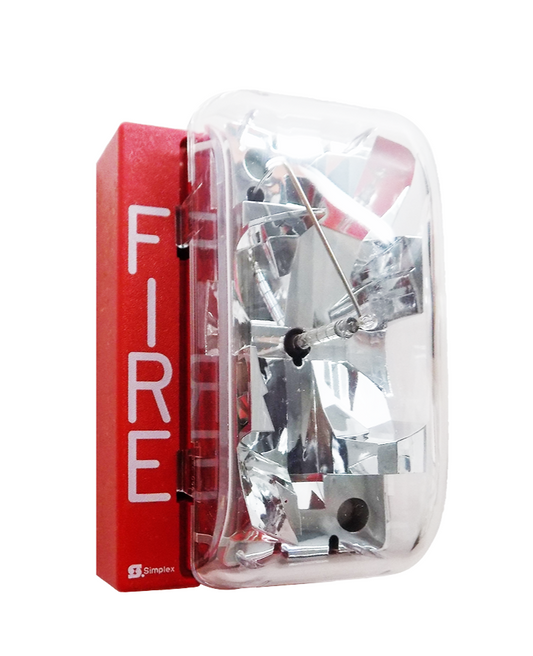 Simplex 4904-9137 Visible Strobe Wall Mount Red Fire Alarm