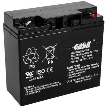 Simplex 2081-9275 18 Ah Battery, 12 VDC