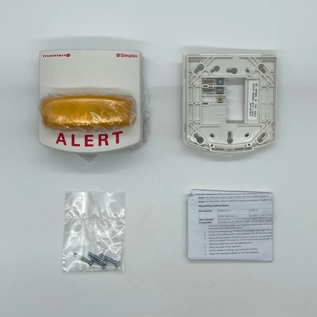 SIMPLEX 49VO-WWA-A TrueAlert ES Addressable Horn Strobe