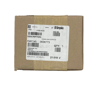 Simplex 4190-9050 Remote AMZ Package with Cover