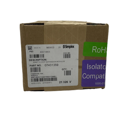 Simplex 4007-9803 IDNet 2 Loop Expansion Module