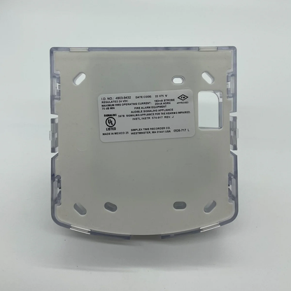 SIMPLEX 4903-9432 TrueAlert Non-Addressable Horn Strobe