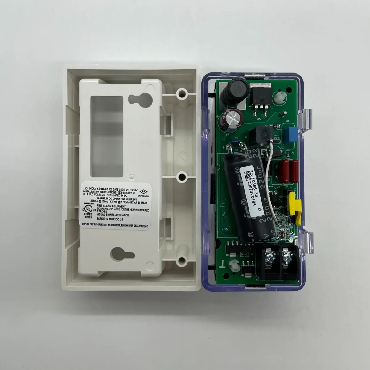 Truealert Intercom Simplex 4906-9112 TrueAlert Multi-Candela Strobe – FIRENOTIFIERDOTCOM, LLC