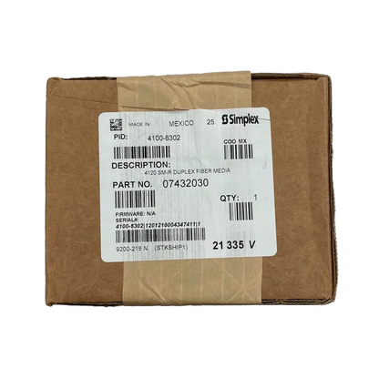 Simplex 4100-6302 Single-Mode Fiber Media Card