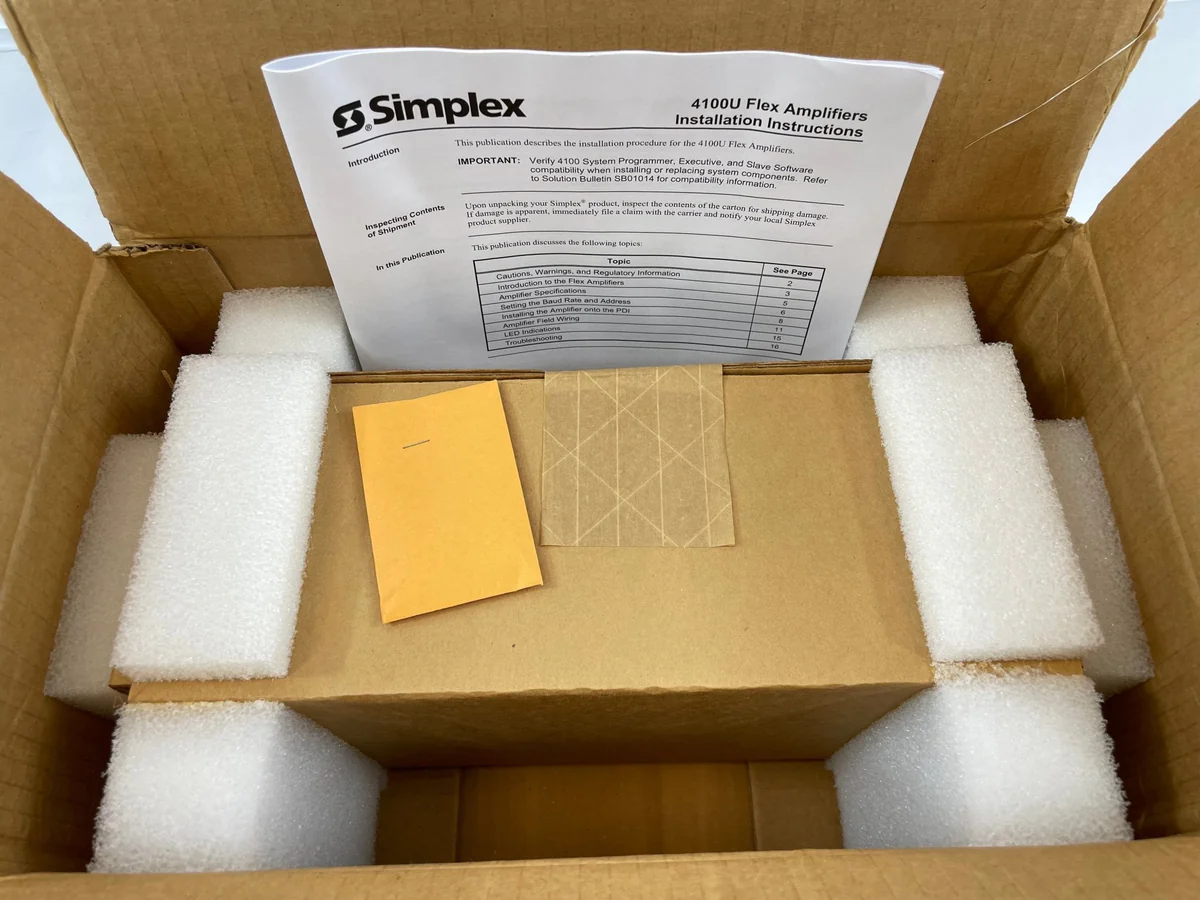 Simplex Pdm Simplex 4100-1327 Digitalflex 50W Amp NEW OPEN BOX – FIRENOTIFIERDOTCOM ...