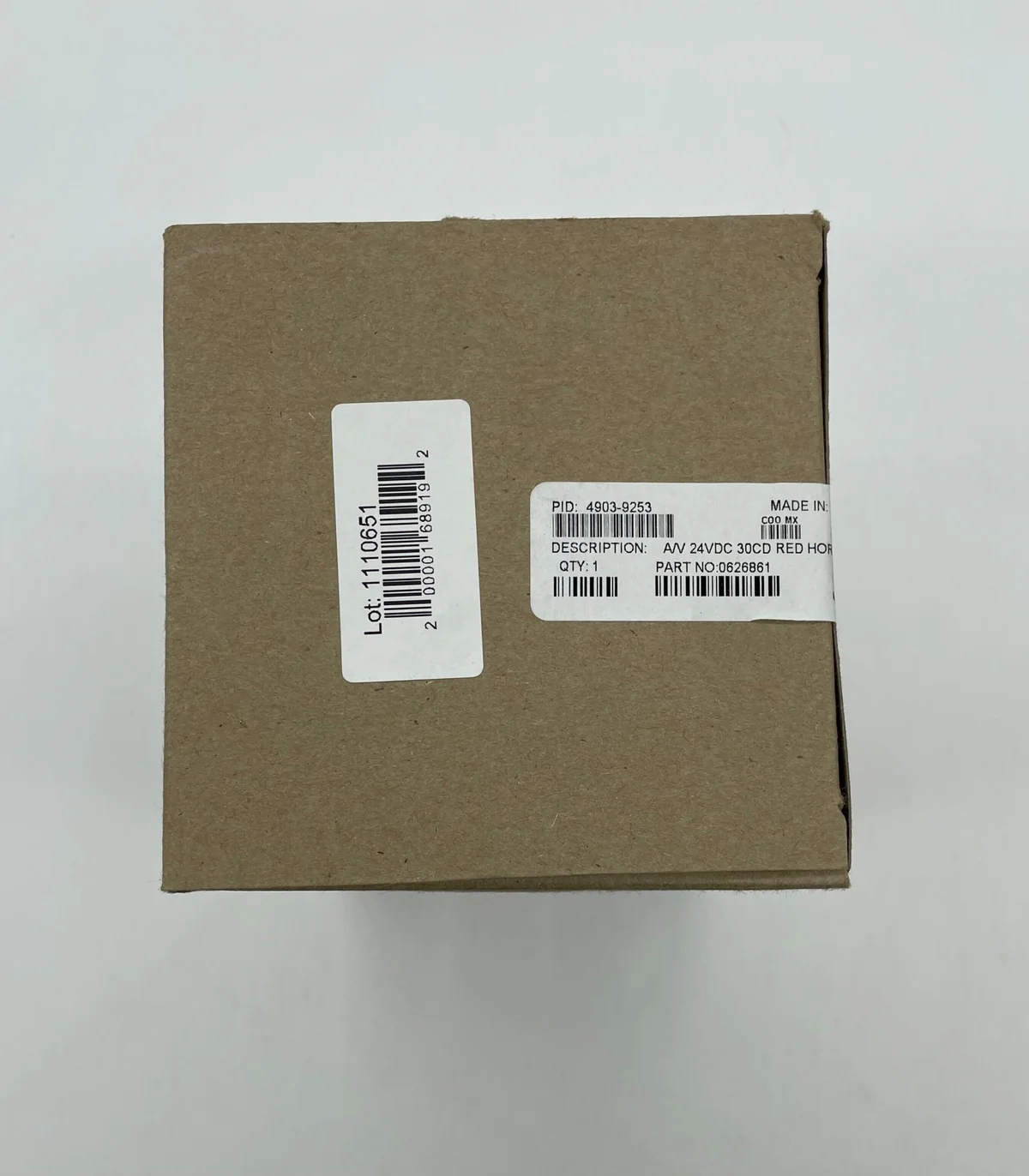 Simplex 4903-9253 Red Strobe, Wall Mount, 30 CD