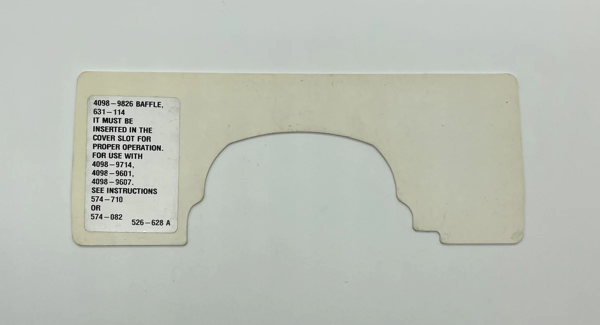 Simplex 631-114 4098-9826 Baffle