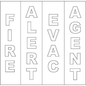 SYSTEM SENSOR DECAL-W