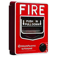 Fire-Lite BG-12SL single action key lock pull station