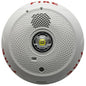 System Sensor PC2WLED LED Horn Strobe, Ceiling, White, “FIRE”