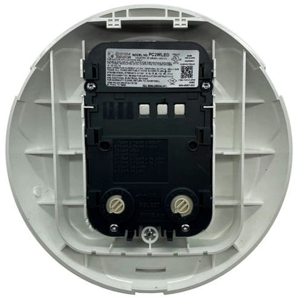 System Sensor PC2WLED LED Horn Strobe, Ceiling, White, “FIRE”