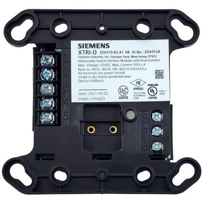 Siemens XTRI-D Fire Alarm Intelligent Interface Dual Module